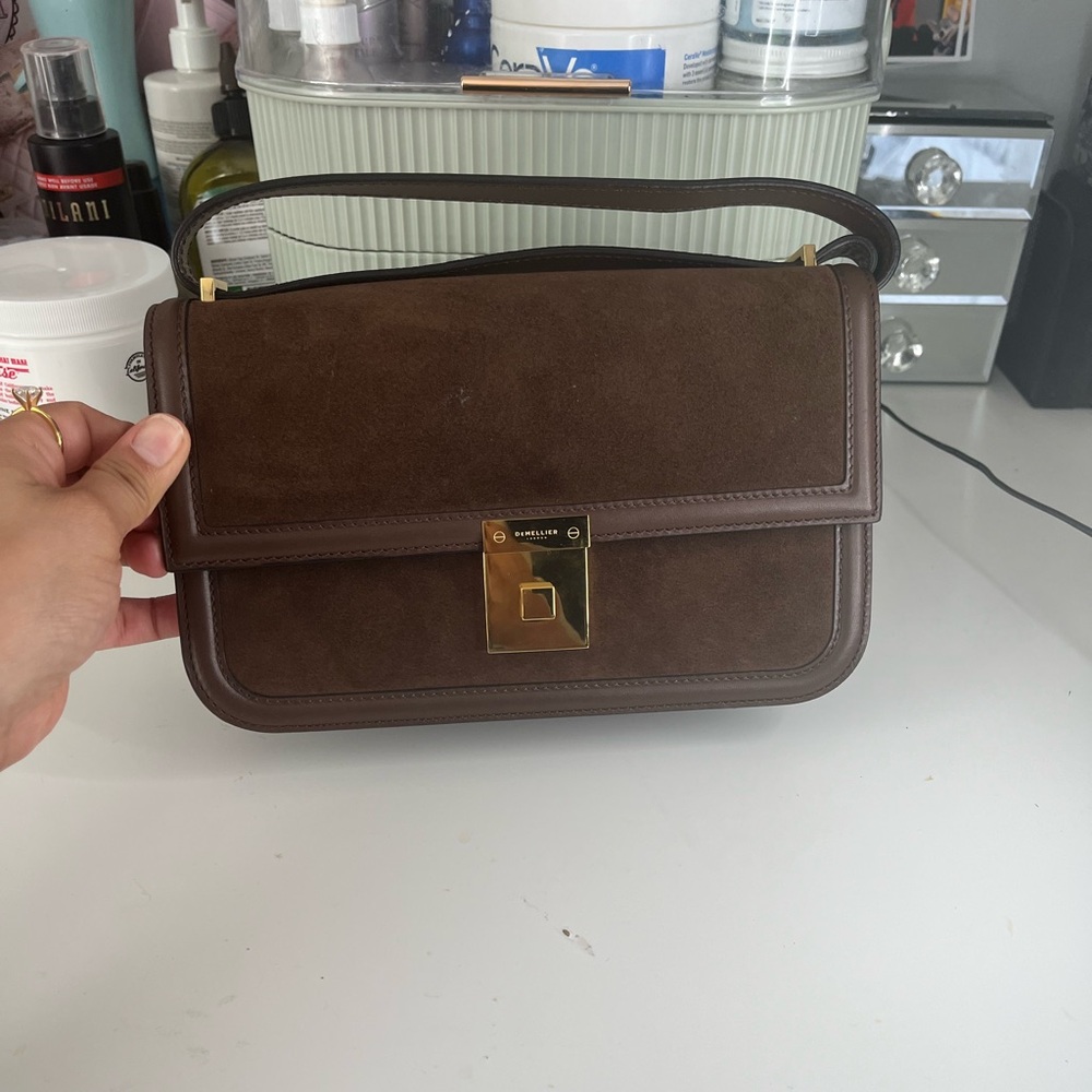 Demillier Paris crossbody in suede